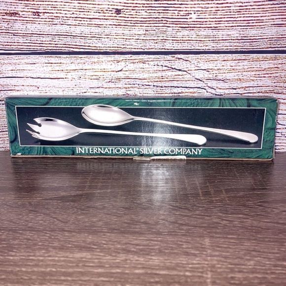 International Silver Company Silver Plated Spoon & Fork Set NWT - Picture 2 of 7
